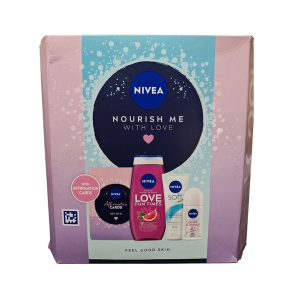 Nivea Nourish Me With Love Gift Set Shower Cream Moisturizing Cream - Picture 1 of 3